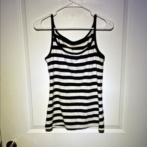 H&M Black and White Striped Camisole